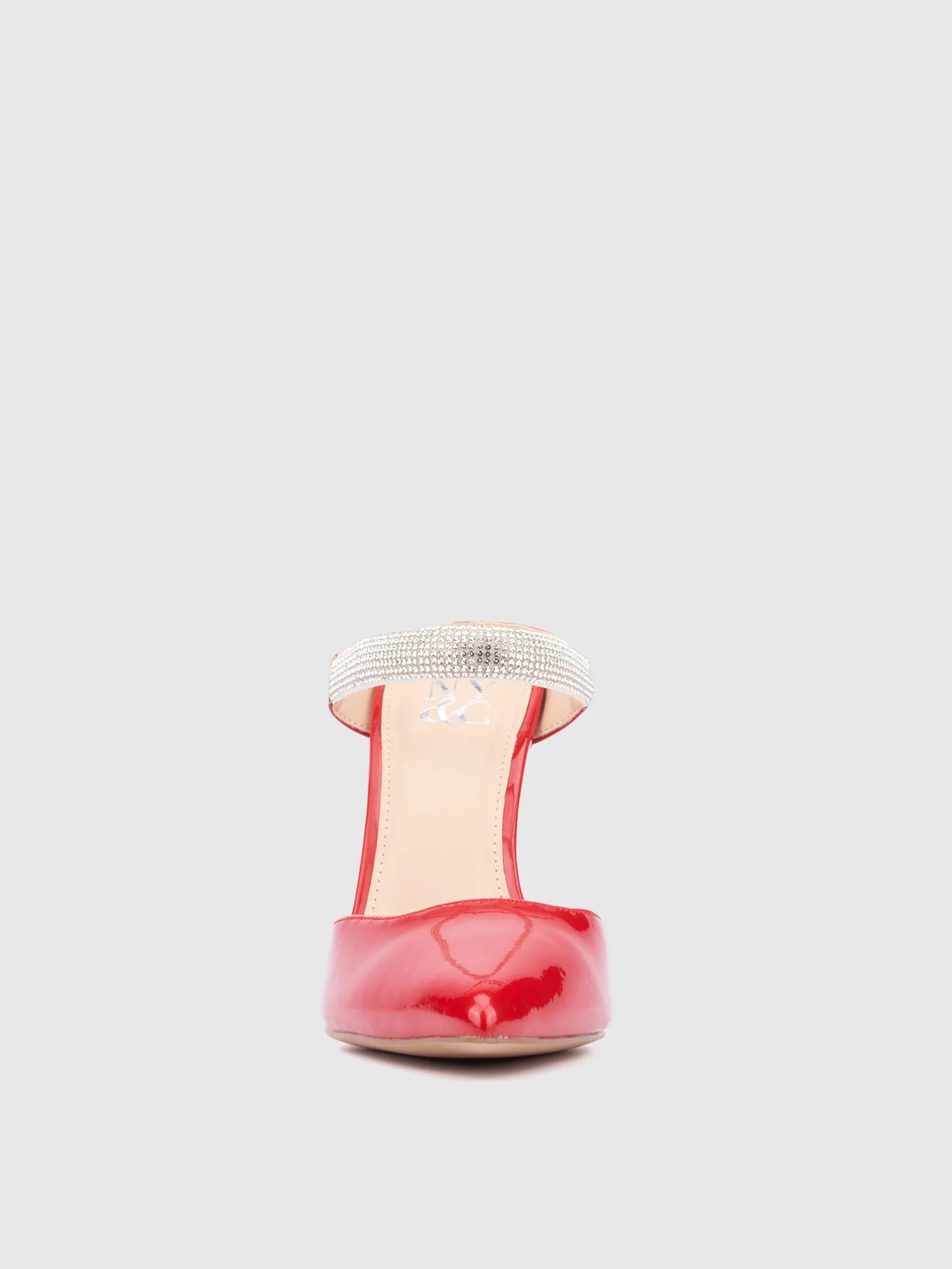 Rhinestone Mule Pump