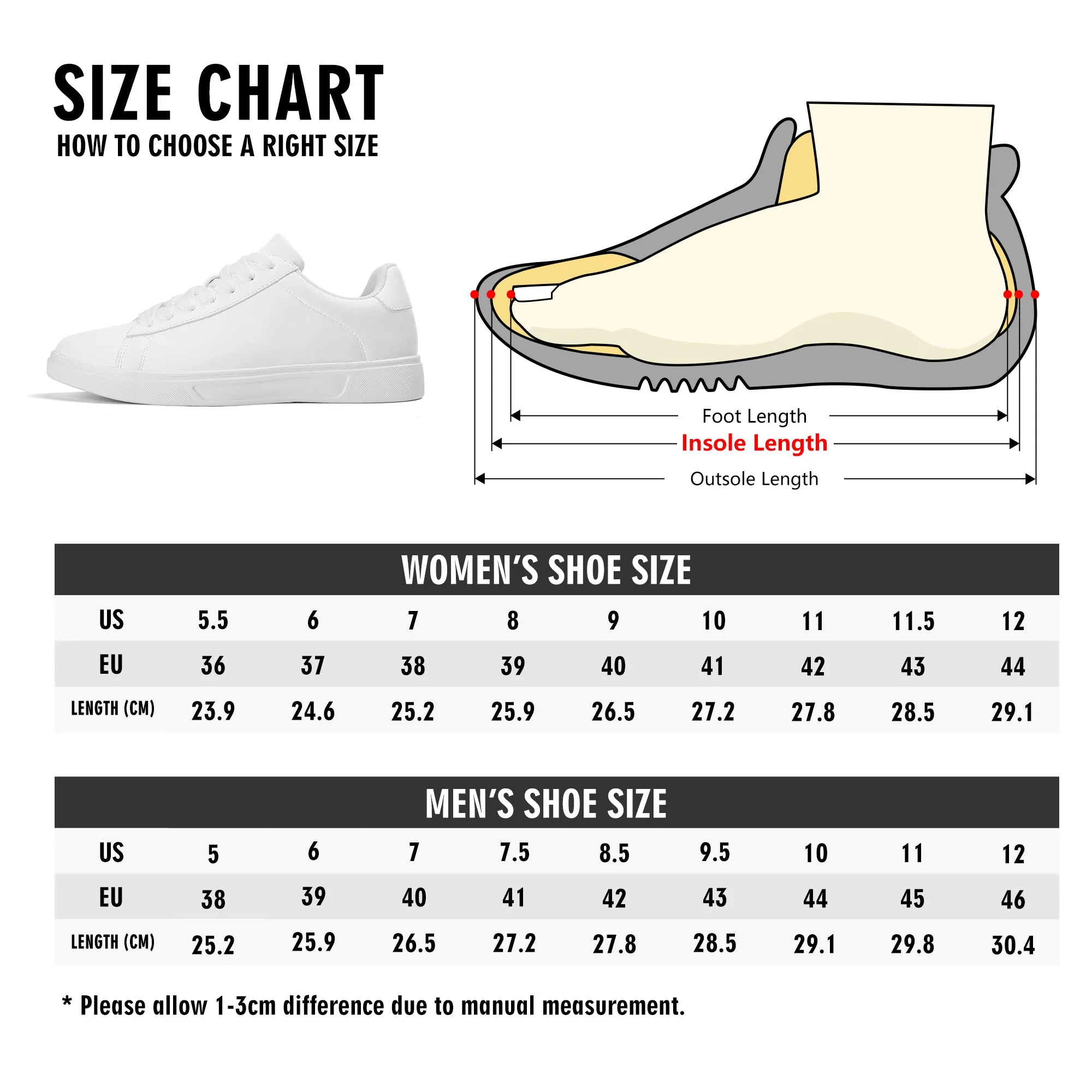 Scribbled Clover Adult Lightweight Brand Low Top Leather Shoes