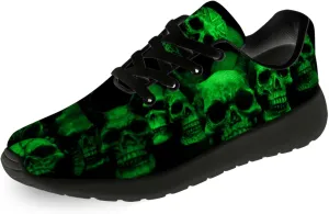 Skull Shoes for Men Women Lightweight Comfort Running Tennis Walking Sneakers Gifts for Him Her