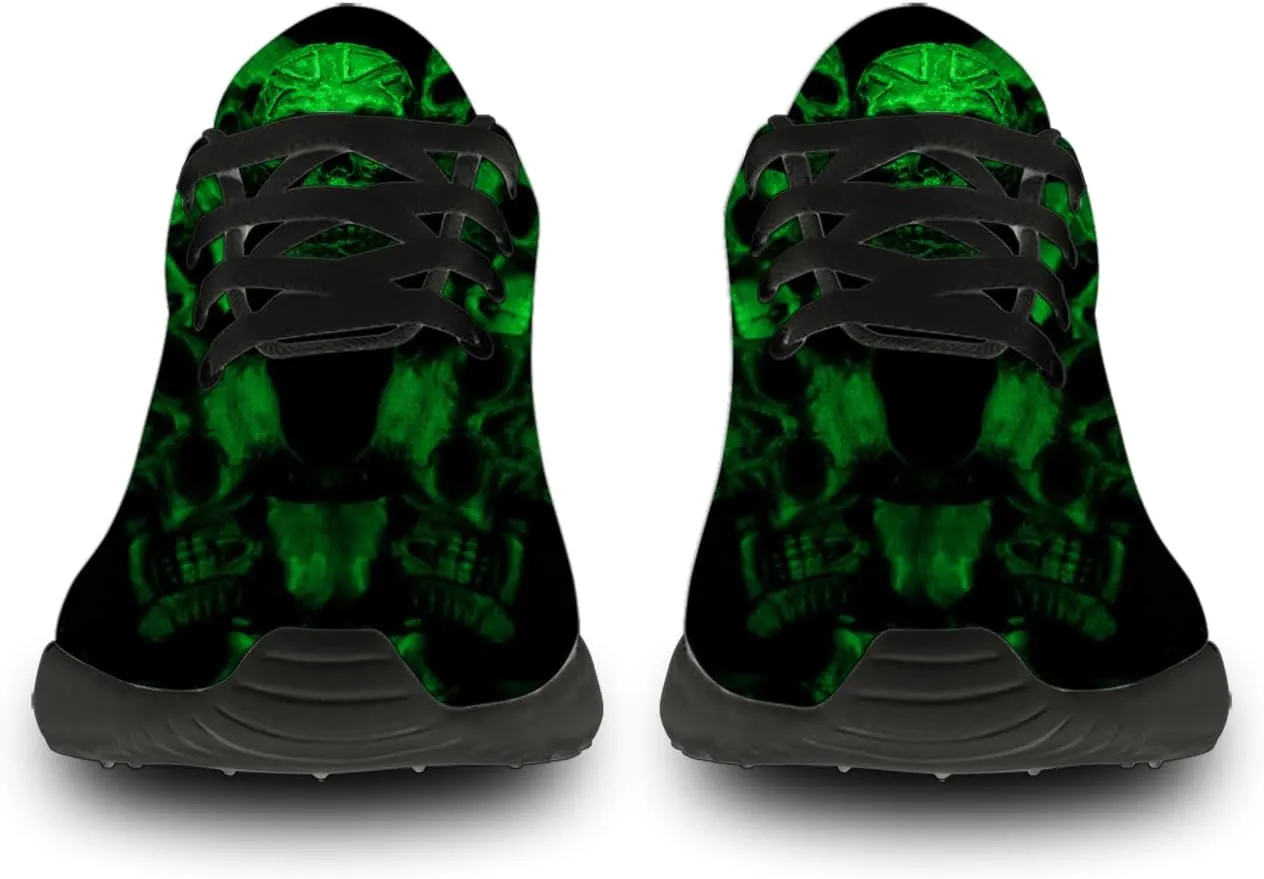 Skull Shoes for Men Women Lightweight Comfort Running Tennis Walking Sneakers Gifts for Him Her