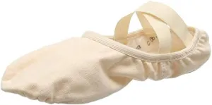 Stretch Canvas Split Sole Ballet Shoes for Adults, Women, Men (Light Pink, US Footwear Size System, Adult, Women, Numeric, Wide, 10.5)