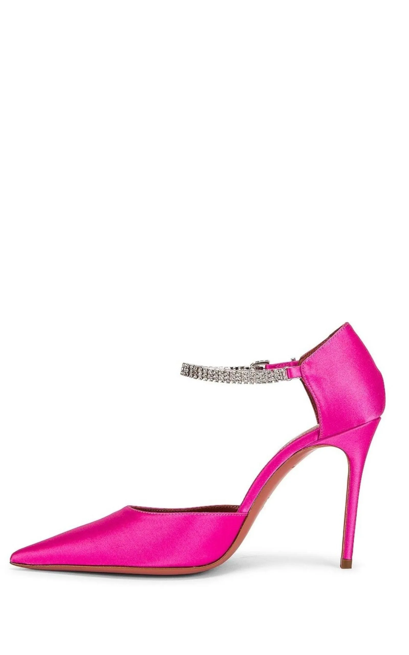 Ursina Pink Satin Pumps