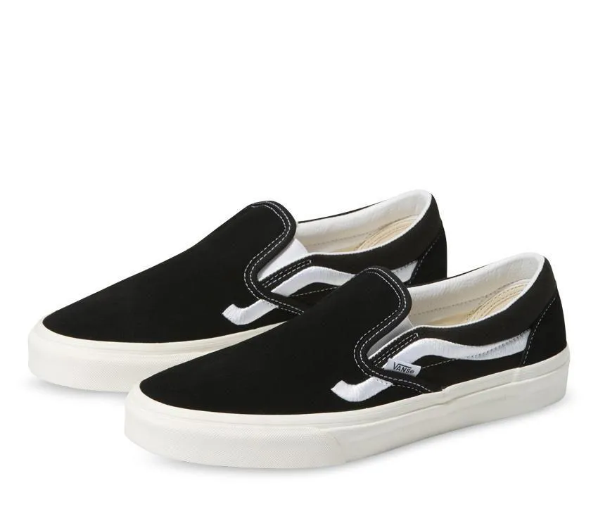 VANS CLASSIC SLIP ON - SIDESTRIPE BLACK