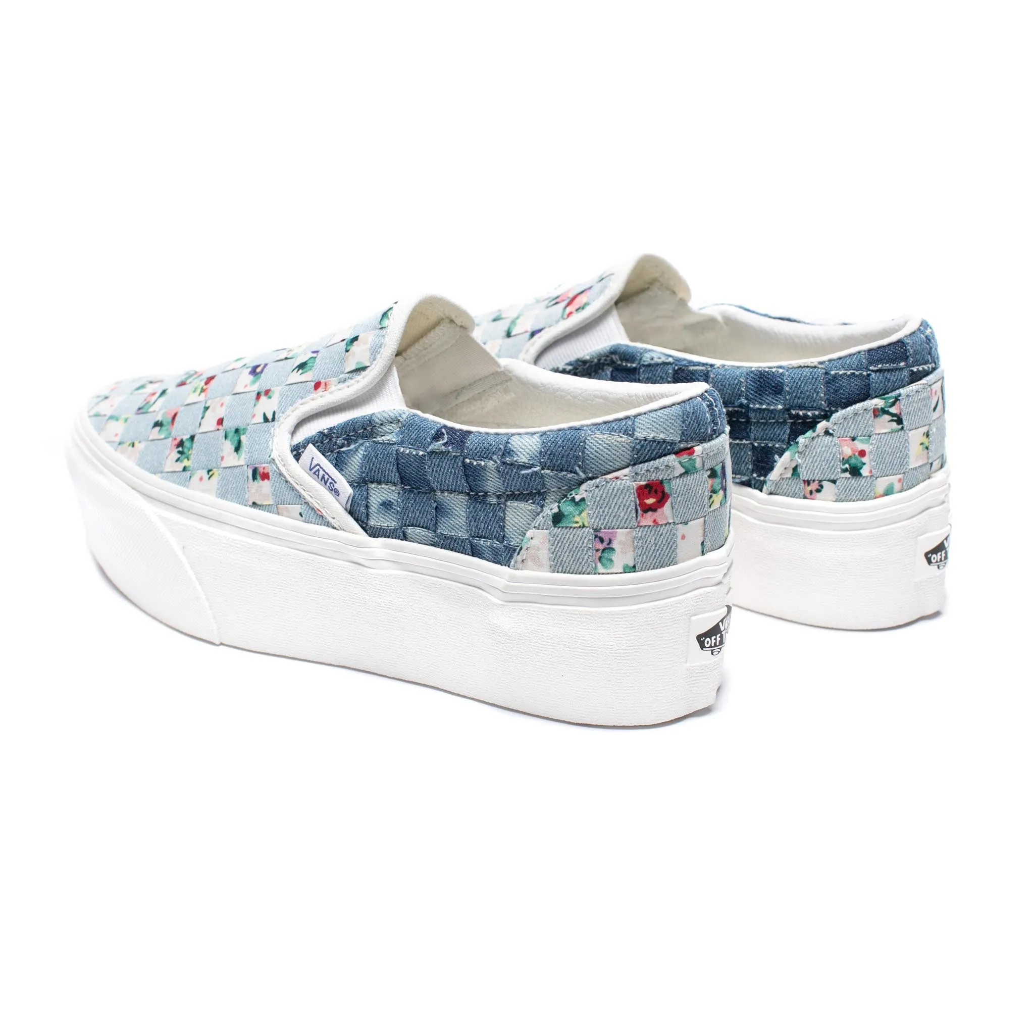 Vans Classic Slip-On Stackform Denim Floral