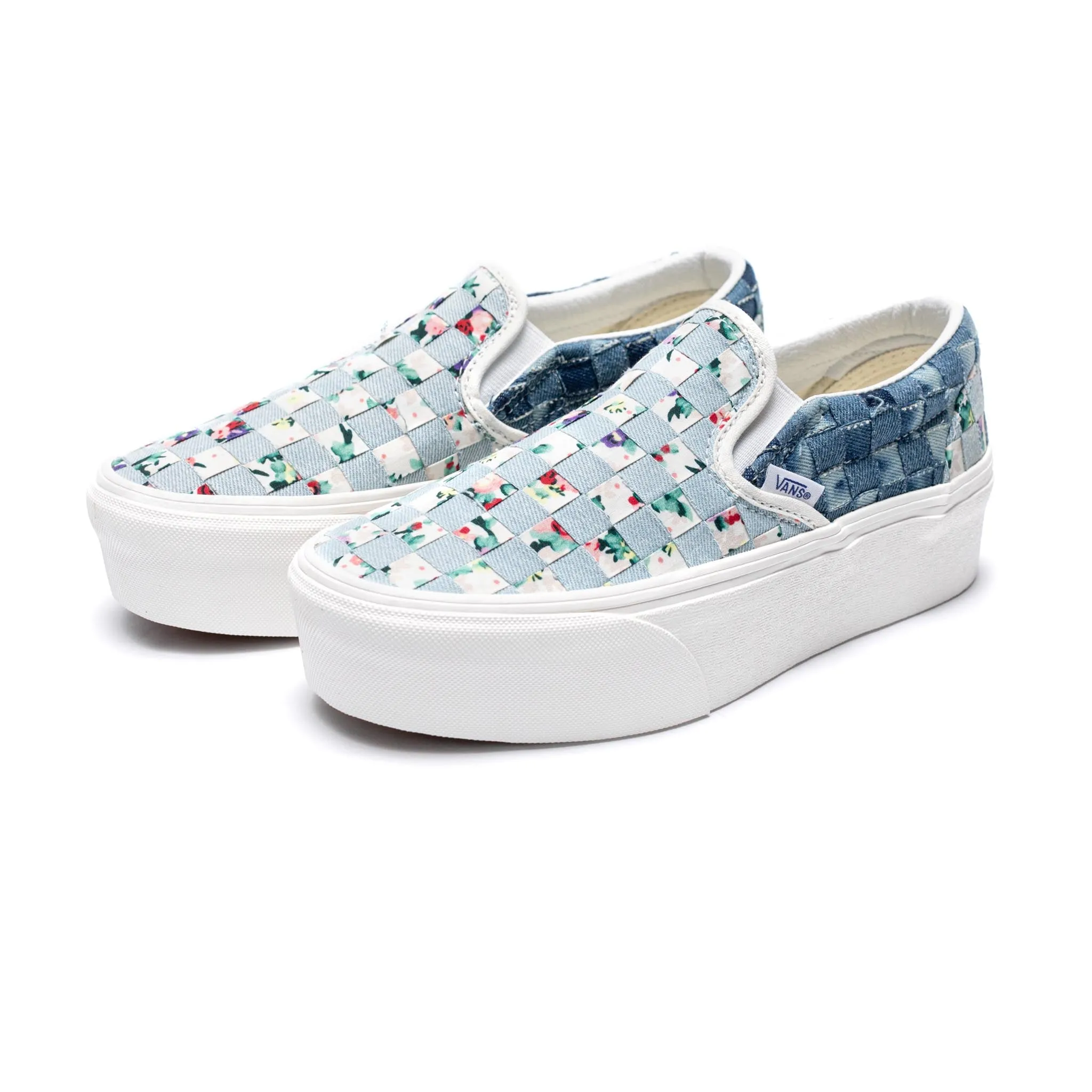 Vans Classic Slip-On Stackform Denim Floral