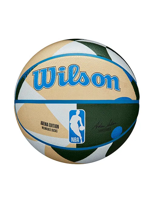 Wilson Geo Pattern Milwaukee Bucks Full Basketball