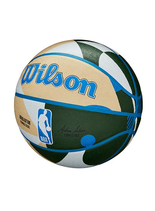 Wilson Geo Pattern Milwaukee Bucks Full Basketball