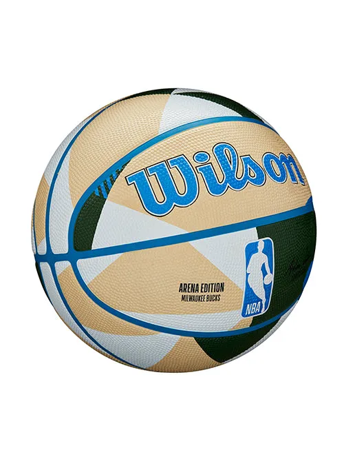 Wilson Geo Pattern Milwaukee Bucks Full Basketball