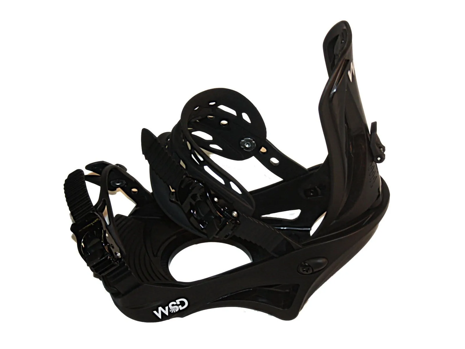 WSD Snowboard bindings Men's Premium Bindings Black Size Large fit 9-14 US Sizes